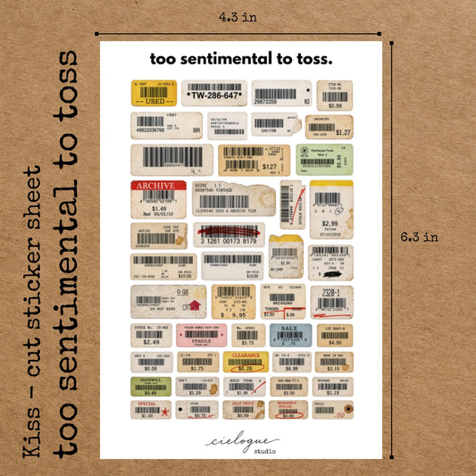 Vintage Label Sticker Sheet — image 2