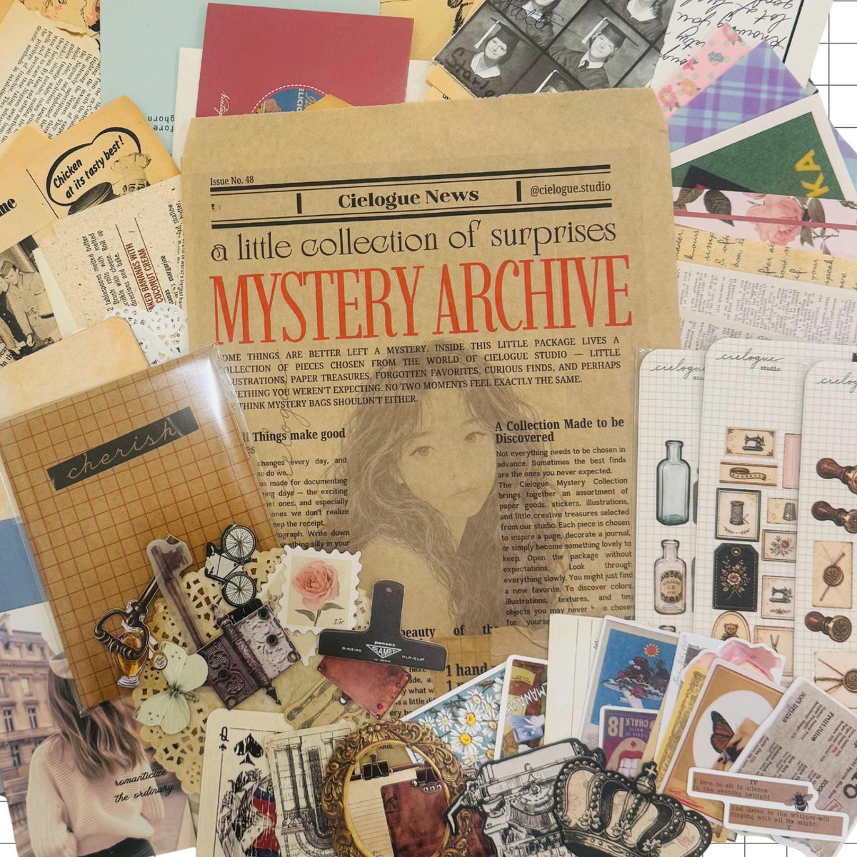 Mystery Vintage Journal Archive