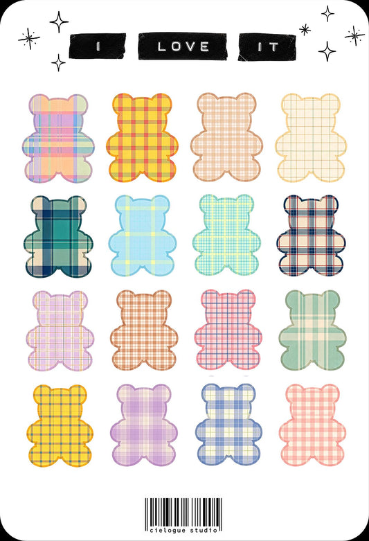Plaid Sticker Sheet — image 2