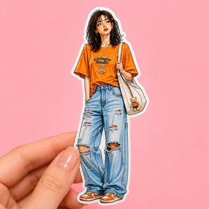 Fashion Girl Stickers