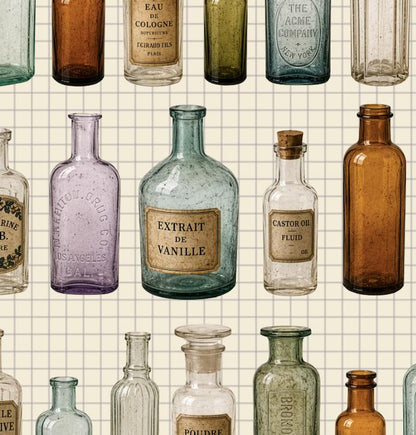 Vintage Apothecary Bottles Sticker Sheet — image 2