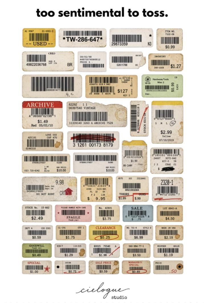 Vintage Label Sticker Sheet — image 3