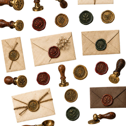 Vintage Wax Seal Stickers Sheet — image 3