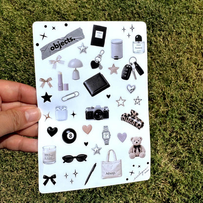 Everyday Objects Sticker Sheet