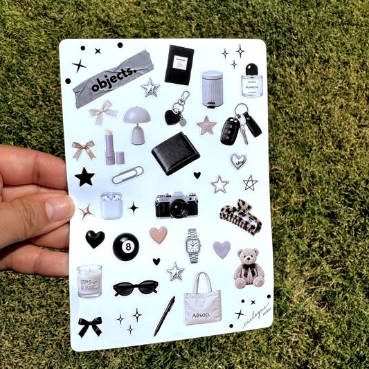 Everyday Objects Sticker Sheet