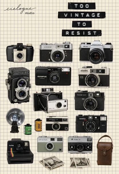 Vintage Camera Sticker Sheet — image 3