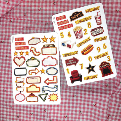 Retro Movie Night Sticker Sheet — image 3
