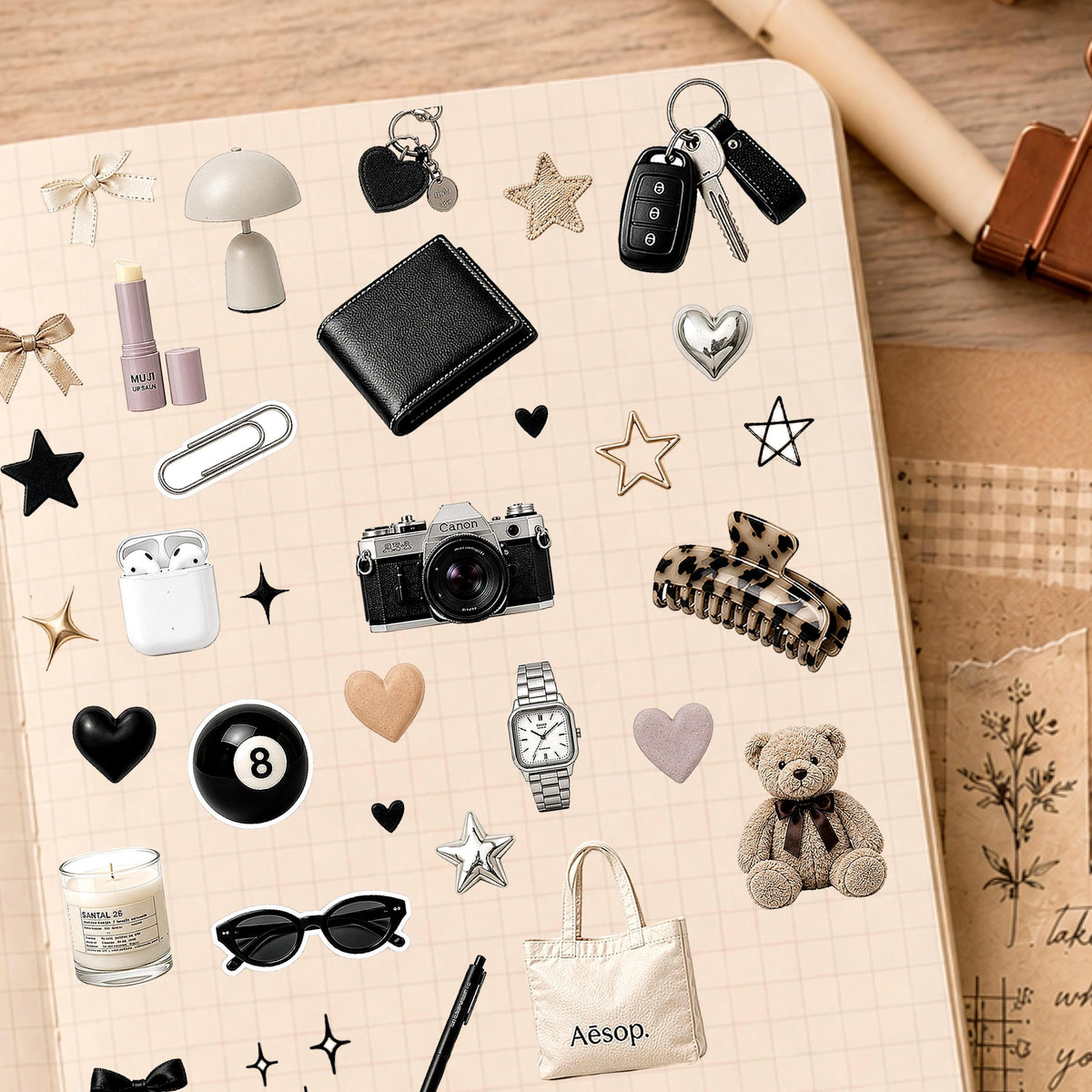 Everyday Objects Sticker Sheet — image 2