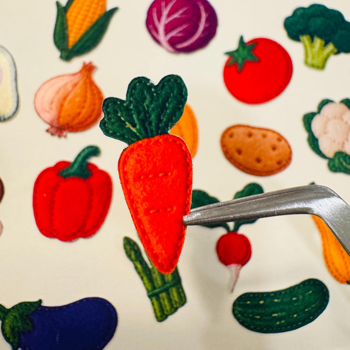 Vegetable Mini Stickers - 48 pcs — image 3