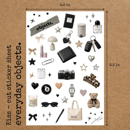 Everyday Objects Sticker Sheet — image 3
