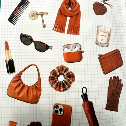 Daily Essentials Sticker Sheet — Orange — image 2