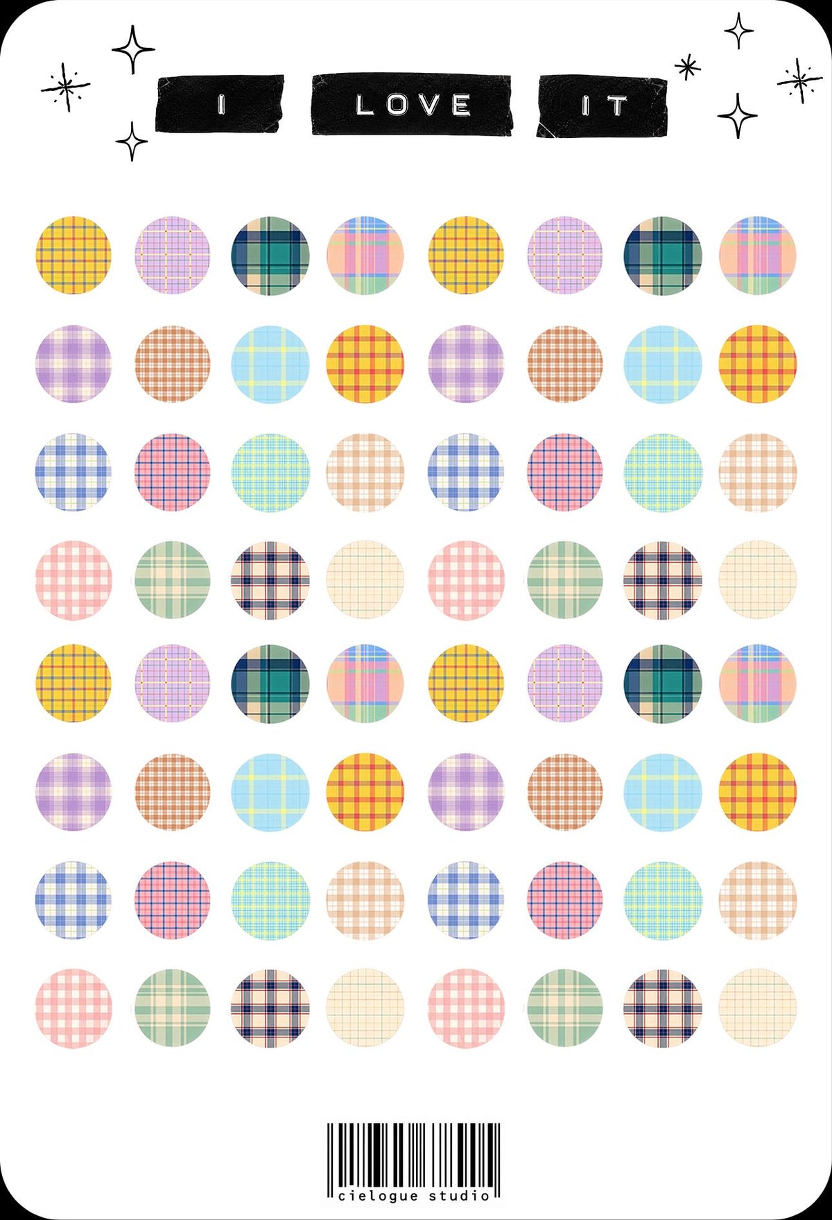Plaid Sticker Sheet — image 4