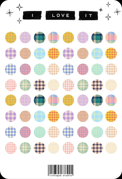 Plaid Sticker Sheet — image 4