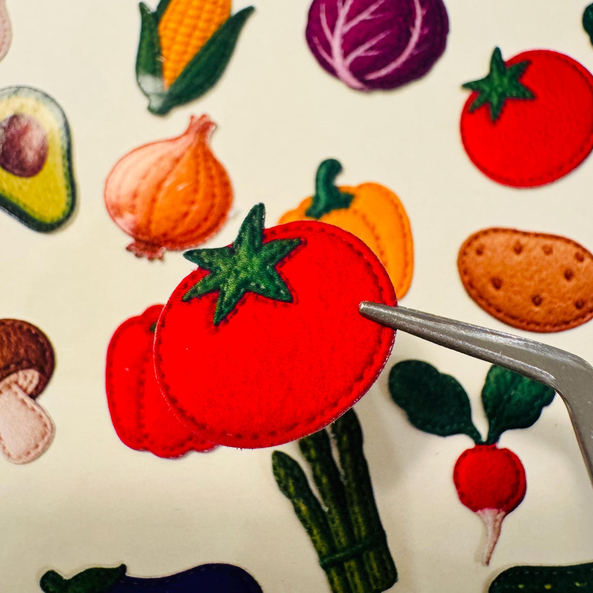 Vegetable Mini Stickers - 48 pcs — image 4