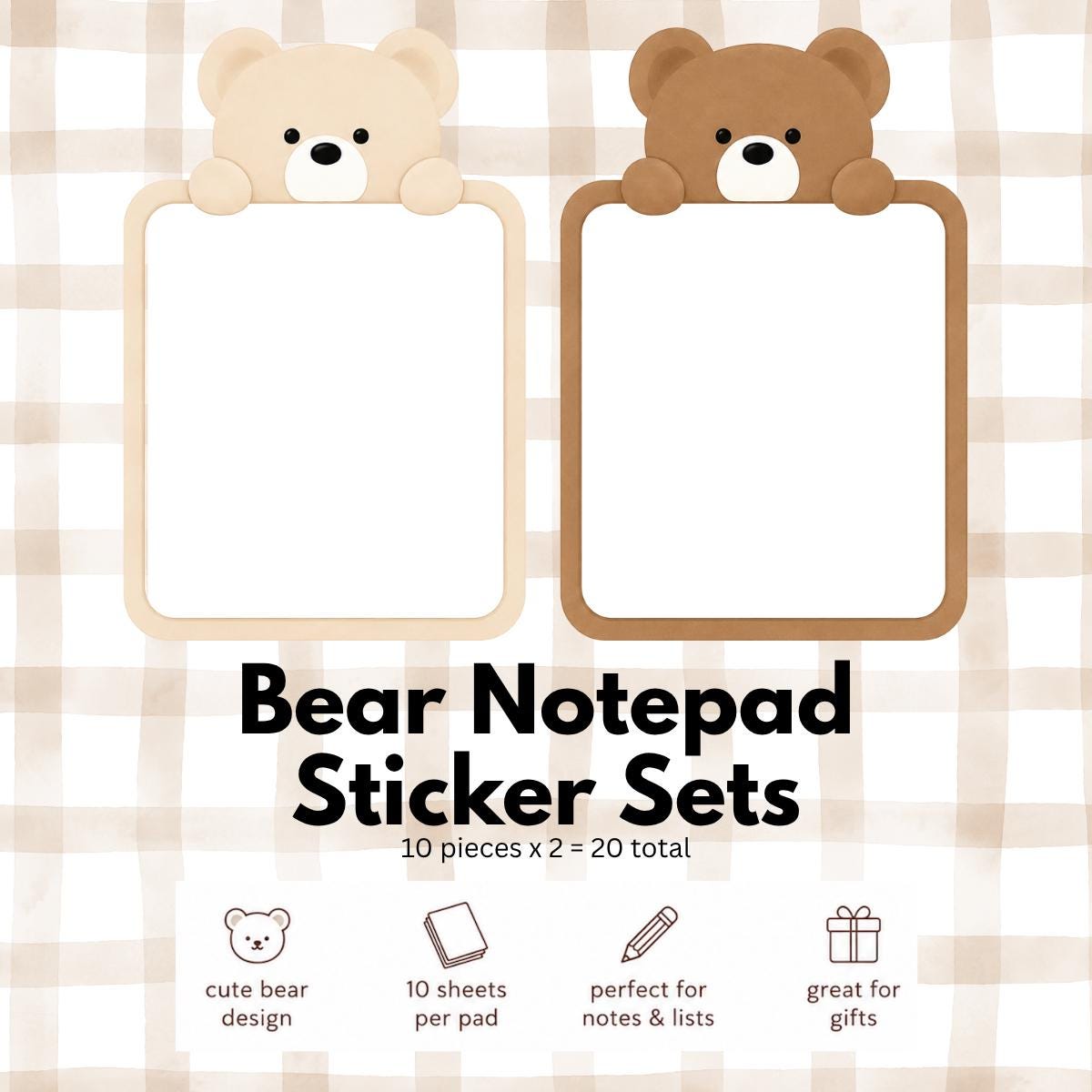 Bear Memo Stickers