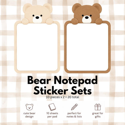 Bear Memo Stickers