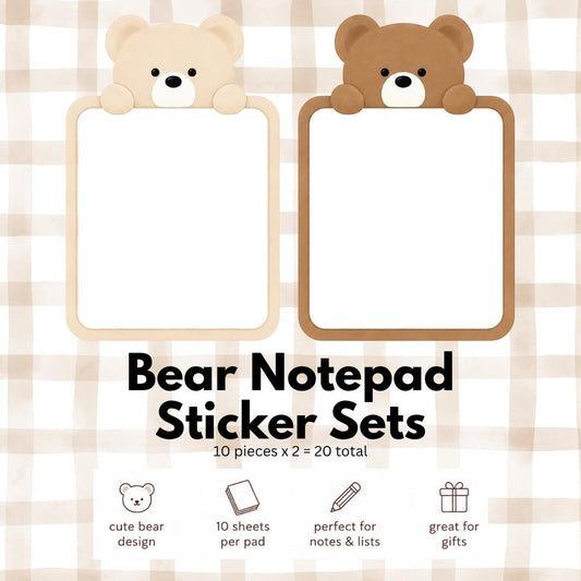 Bear Memo Stickers